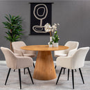 Jídelní židle Amiens Bílé bouclé s černou podnoží Mahom