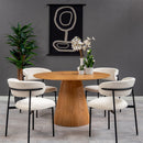 Jídelní stůl Adelaide kulatý 120 cm Mahom