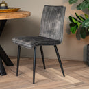 Jídelní židle Angers Tmavě zelená s černou podnoží Mahom