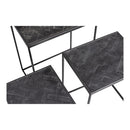 Příruční stolek z mangového dřeva Dayton Black (sada 3 ks) Mahom