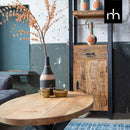 Knihovna z mangového dřeva Plano Mahom