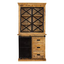 Mangová dřevěná komoda / příborník/ 120 cm s dvířky