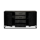 Komoda z mangového dřeva Sienna 165 cm Mahom