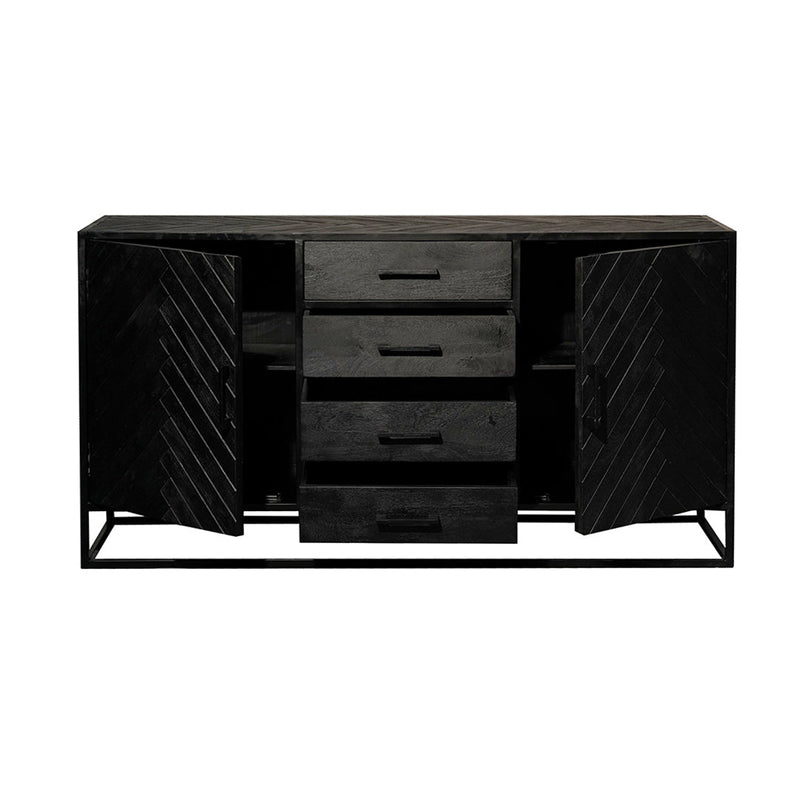 Komoda z mangového dřeva Sienna 165 cm Mahom