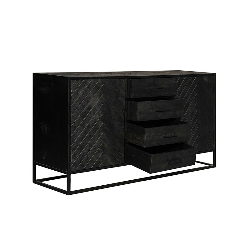 Komoda z mangového dřeva Sienna 165 cm Mahom