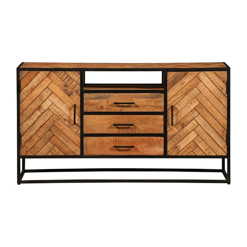 Příborník z mangového dřeva Toronto 145x90 cm Mahom