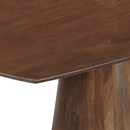 Dánský jídelní stůl z mangového dřeva Nova tmavě hnědý oválný 160x90 cm Mahom