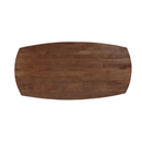 Dánský jídelní stůl z mangového dřeva Nova tmavě hnědý oválný 180x90 cm Mahom