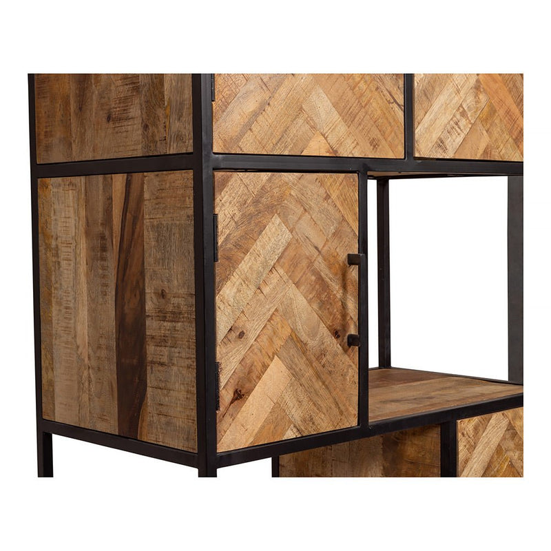 Polička z mangového dřeva New Haven 90 cm Mahom