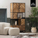 Polička z mangového dřeva New Haven 90 cm Mahom