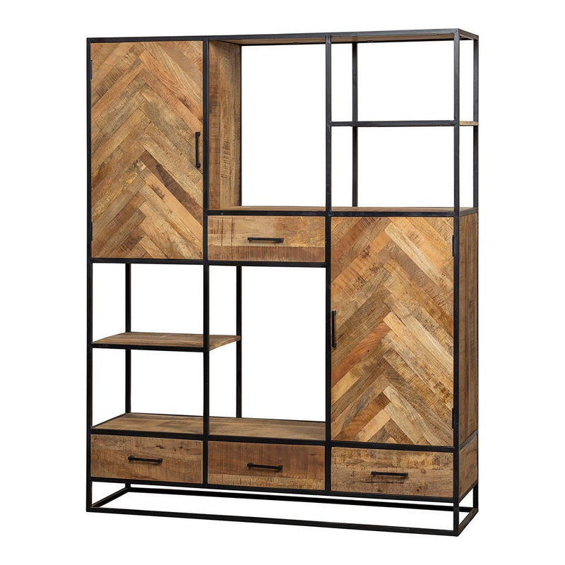 Polička z mangového dřeva New Haven XXL Mahom