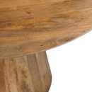 Jídelní stůl z mangového dřeva Nova kulatý 110 cm Mahom