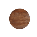 Jídelní stůl z mangového dřeva Nova tmavě hnědý kulatý 110 cm Mahom