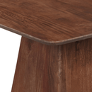 Jídelní stůl z mangového dřeva Nova čtvercový tmavě hnědý 90x90 cm Mahom