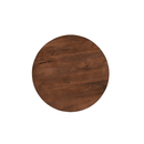 Konferenční stolek Nova kulatý  z mangového dřeva, tmavě hnedý o průměru 60 cm