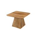 Konferenční stolek Nova čtvercový z mangového dřeva , tmavě hnědý, 60x 60 cm