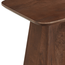 Konferenční stolek Nova čtvercový z mangového dřeva , tmavě hnědý, 40x 40 cm