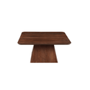Konferenční stolek Nova čtvercový z mangového dřeva , tmavě hnědý, 80x 80 cm