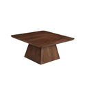 Konferenční stolek Nova čtvercový z mangového dřeva , tmavě hnědý, 80x 80 cm