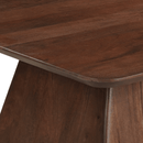 Konferenční stolek Nova čtvercový z mangového dřeva , tmavě hnědý, 80x 80 cm