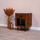 Noční stolek z mangového dřeva Austin 50 cm Mahom