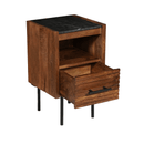 Noční stolek z mangového dřeva Tucson 35x60cm Mahom