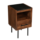 Noční stolek z mangového dřeva Tucson 35x60cm Mahom