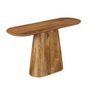 Konzolový stolek z mangového dŕeva Nova Capsule 130 cm, mahagon