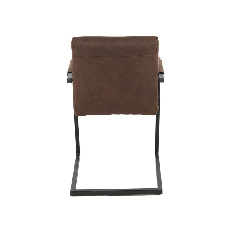 Jídelní židle Caen Hnědá s černou podnoží Mahom