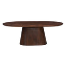 Konferenční stolek z magového dřeva Nova Capsule, tmavě hnedý, 120 cm _mahagon