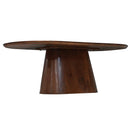 Konferenční stolek z magového dřeva Nova Capsule, tmavě hnedý, 120 cm _mahagon