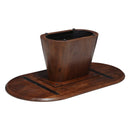 Konferenční stolek z magového dřeva Nova Capsule, tmavě hnedý, 120 cm _mahagon