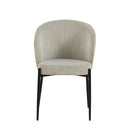 Jídelní židle Avignon Béžová s černou podnoží Mahom