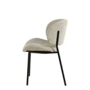 Jídelní židle Narbonne Béžová s černou podnoží Mahom