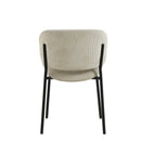 Jídelní židle Narbonne Béžová s černou podnoží Mahom