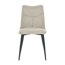 Jídelní židle Annecy Písková s černou podnoží Mahom