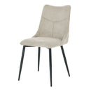 Jídelní židle Annecy Písková s černou podnoží Mahom