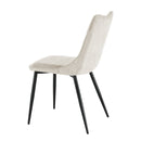 Jídelní židle Annecy Písková s černou podnoží Mahom
