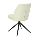 Jídelní židle Bayonne Světle šedá s černou podnoží Mahom