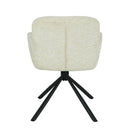 Jídelní židle Albi Bílá s černou podnoží Mahom