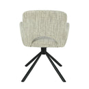 Jídelní židle Blois Světle šedá s černou podnoží Mahom