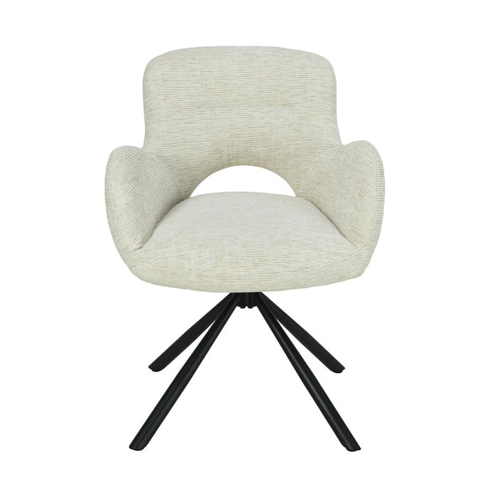 Jídelní židle Blois Bílá s černou podnoží