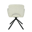 Jídelní židle Blois Bílá s černou podnoží Mahom