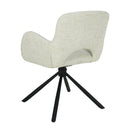 Jídelní židle Blois Bílá s černou podnoží Mahom