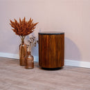 Konferenční stolek z mangového dřeva Austin kulatý 40 cm Mahom