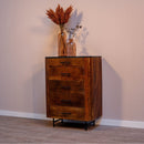 Příruční stolek z mangového dřeva Austin 75 cm Mahom