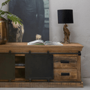 TV skříňka z mangového dřeva Portland 260 cm Mahom