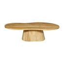 Konferenční stolek z mangového dřeva Torino v organickém tvaru masiv Mahom