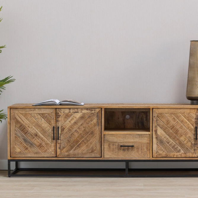 Mangohouten Eettafel Tulsa