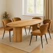 Mangohouten Eettafel Tulsa